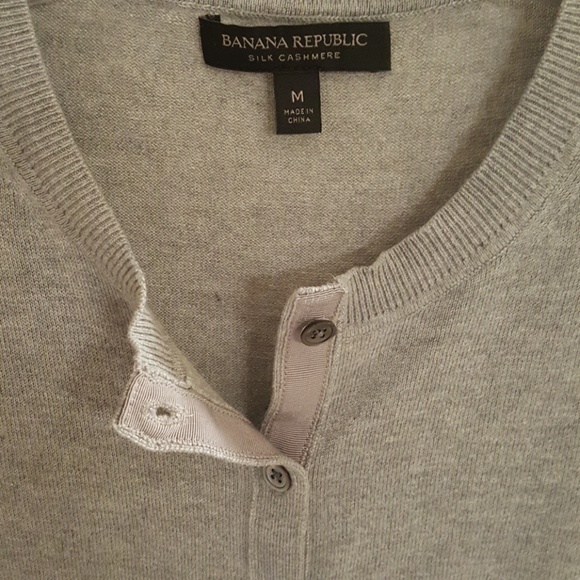 Silk Cashmere Sweater Cardigan - Picture 4 of 7